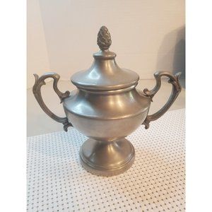 Metalars Pewter Sugar Dish Made In Italy